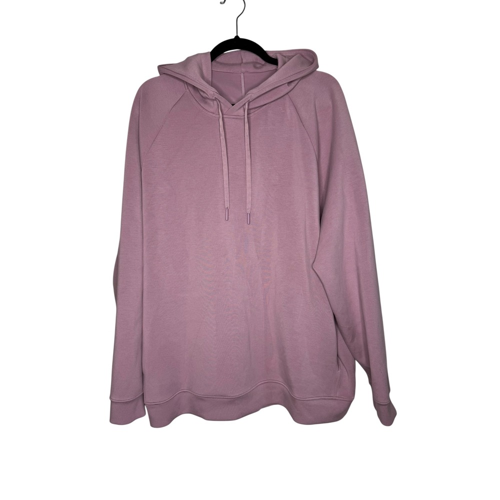 Lululemon Mens Smooth Spacer Classic-Fit Pullover Hoodie in Rose‎ Blush XXL